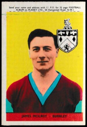 A&BC - 'Footballers (1958/59 Planet)' (1958) - James McIlroy (Burnley)