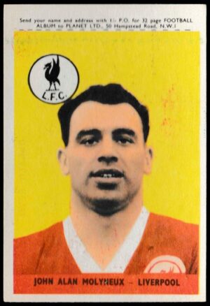 A&BC - 'Footballers (1958/59 Planet)' (1958) - John Molyneux (Liverpool)