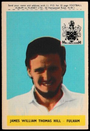 A&BC - 'Footballers (1958/59 Planet)' (1958) - Jimmy Hill (Fulham) A&BC - 'Footballers (1958/59 Planet)' (1958) - Jimmy Hill (Fulham)