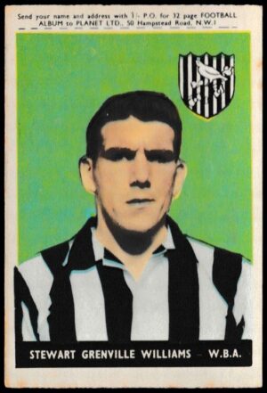 A&BC - 'Footballers (1958/59 Planet)' (1958) - Stewart Williams (West Brom)