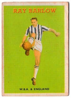 A&BC - 'Footballers (1959/60 - Series 1)' (1959) - Ray Barlow (West Brom) A&BC - 'Footballers (1959/60 - Series 1)' (1959) - Ray Barlow (West Brom)