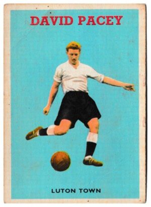 A&BC - 'Footballers (1959/60 - Series 1)' (1959) - David Pacey (Luton Town) A&BC - 'Footballers (1959/60 - Series 1)' (1959) - David Pacey (Luton Town)
