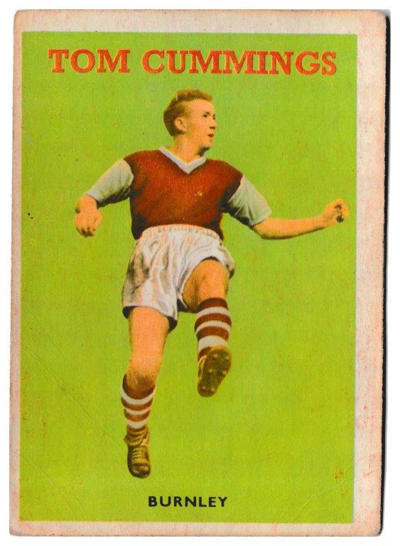 A&BC - 'Footballers (1959/60 - Series 1)' (1959) - Tom Cummings (Burnley) A&BC - 'Footballers (1959/60 - Series 1)' (1959) - Tom Cummings (Burnley)