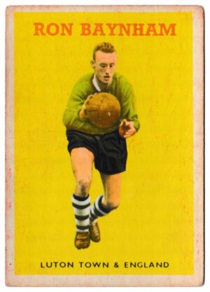 A&BC - 'Footballers (1959/60 - Series 1)' (1959) - Ron Baynham (Luton Town) A&BC - 'Footballers (1959/60 - Series 1)' (1959) - Ron Baynham (Luton Town)