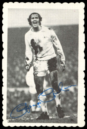 A&BC - 'Footballers Autographed Photos 1973/74 (Crinkle)' (1973) - #10 - George Graham (Man Utd) A&BC - 'Footballers Autographed Photos 1973/74 (Crinkle)' (1973) - #10 - George Graham (Man Utd)
