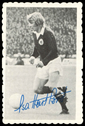 A&BC - 'Footballers Autographed Photos 1973/74 (Crinkle)' (1973) - #22 - Asa Hartford (West Brom)