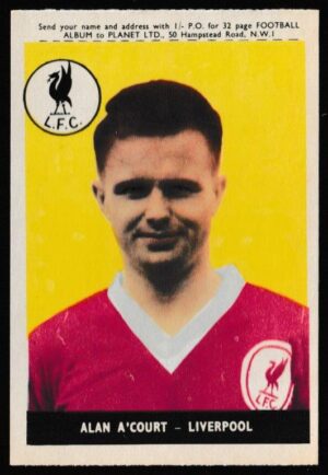 A&BC - 'Footballers (1958-59 S1.C)' (1958) - Card #14 - Alan A'Court (Liverpoo)