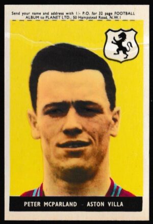 A&BC - 'Footballers (1958-59 S1.C)' (1958) - Card #18 - Peter McParland (Aston Villa)