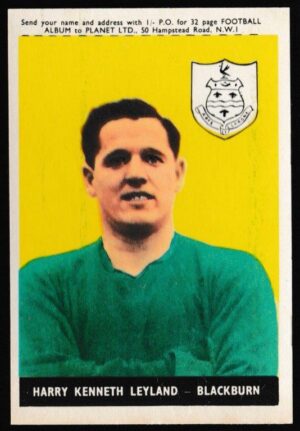 A&BC - 'Footballers (1958-59 S1.C)' (1958) - Card #24 - Harry Kenneth Leyland (Blackburn)
