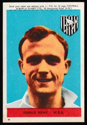 A&BC - 'Footballers (1958-59 S1.C)' (1958) - Card #28 - Donald Howe (West Brom)
