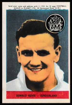 A&BC - 'Footballers (1958-59 S1.C)' (1958) - Card #33 - Donald Revie (Sunderland)
