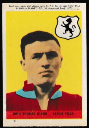 A&BC - 'Footballers (1958-59 S1.C)' (1958) - Card #40 - John Thomas Dixon (Aston Villa)