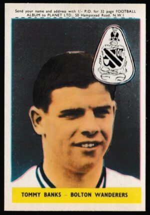 A&BC - 'Footballers (1958-59 S1.C)' (1958) - Card #43 - Tommy Banks (Bolton Wanderers)