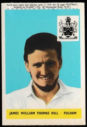 A&BC - 'Footballers (1958-59 S1.C)' (1958) - Card #45 - James William Thomas Hill (Fulham)