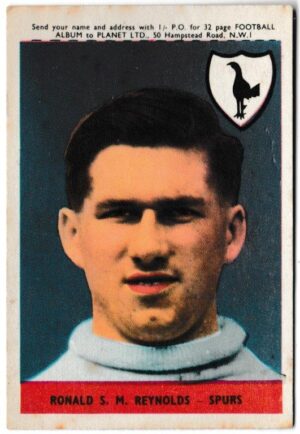 A&BC - 'Footballers 1958/59 Series 1 (Planet Ltd)' (1958) - Card #35 - Ronal Reynolds (Tottenham Hotspur)