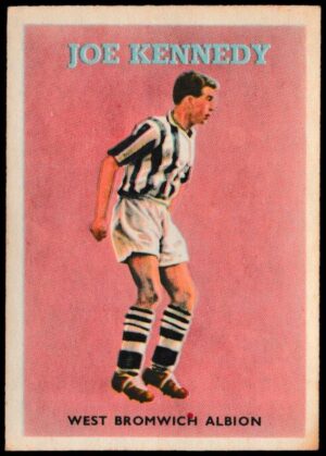 A&BC - 'Footballers (1959/60 - Series 1)' - Card #23 - Joe Kennedy (West Brom) A&BC - 'Footballers (1959/60 - Series 1)' - Card #23 - Joe Kennedy (West Brom)