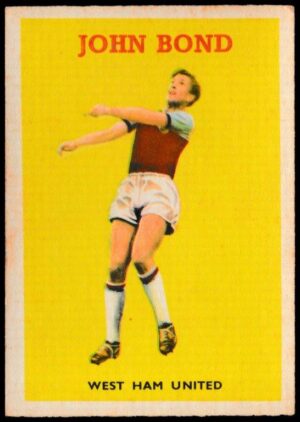 A&BC - 'Footballers (1959/60 - Series 1)' - Card #24 - John Bond (West Ham) A&BC - 'Footballers (1959/60 - Series 1)' - Card #24 - John Bond (West Ham)
