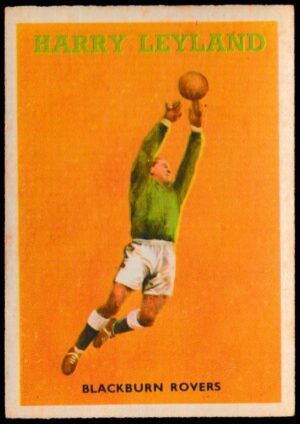 A&BC - 'Footballers (1959/60 - Series 1)' - Card #25 - Harry Leyland (Blackburn Rovers) A&BC - 'Footballers (1959/60 - Series 1)' - Card #25 - Harry Leyland (Blackburn Rovers)