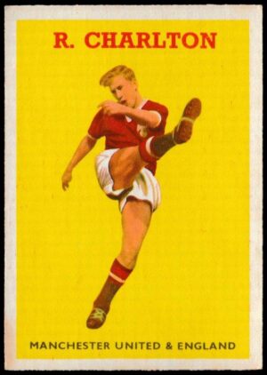 A&BC - 'Footballers (1959/60 - Series 1)' - Card #27 - R. Charlton (Manchester Utd) A&BC - 'Footballers (1959/60 - Series 1)' - Card #27 - R. Charlton (Manchester Utd)