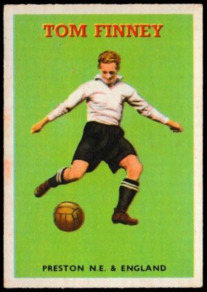A&BC - 'Footballers (1959/60 - Series 1)' - Card #32 - Tom Finney (Preston North End) A&BC - 'Footballers (1959/60 - Series 1)' - Card #32 - Tom Finney (Preston North End)
