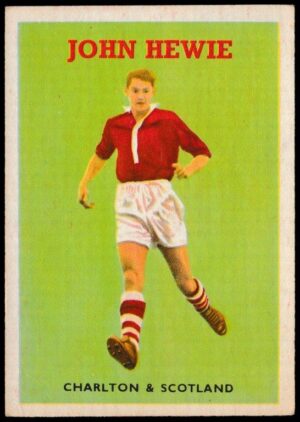 A&BC - 'Footballers (1959/60 - Series 1)' - Card #35 - John Hewie (Charlton Athletic) A&BC - 'Footballers (1959/60 - Series 1)' - Card #35 - John Hewie (Charlton Athletic)