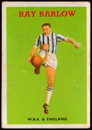 A&BC - 'Footballers (1959/60 - Series 1)' - Card #37 - Ray Barlow (West Brom) A&BC - 'Footballers (1959/60 - Series 1)' - Card #37 - Ray Barlow (West Brom)