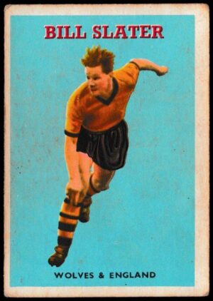 A&BC - 'Footballers (1959/60 - Series 1)' - Card #40 - Bill Slater (Wolves) A&BC - 'Footballers (1959/60 - Series 1)' - Card #40 - Bill Slater (Wolves)