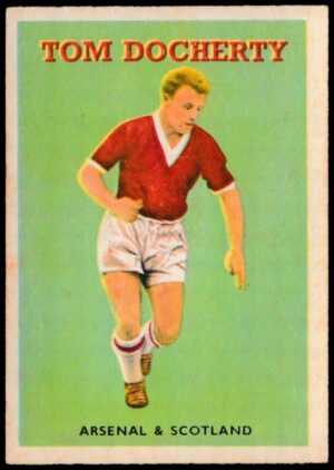 A&BC - 'Footballers (1959/60 - Series 1)' - Card #48 - Tommy Docherty (Arsenal) A&BC - 'Footballers (1959/60 - Series 1)' - Card #48 - Tommy Docherty (Arsenal)