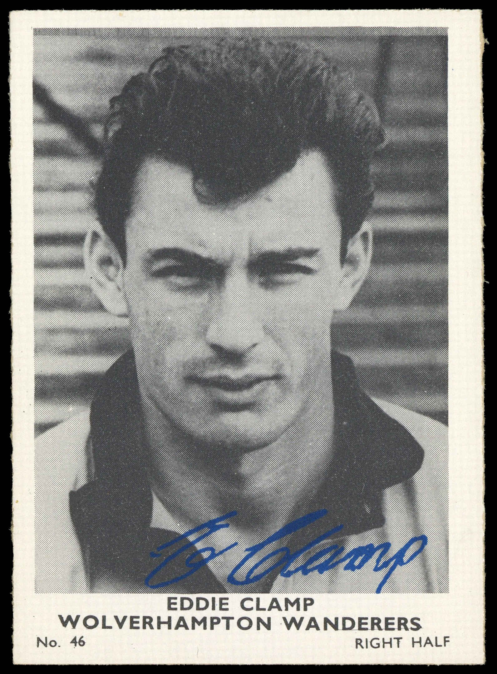 A&BC - 'Footballers (1961/62 - English)' (1961) - Eddie Clamp (Wolves) A&BC - 'Footballers (1961/62 - English)' (1961) - Eddie Clamp (Wolves)