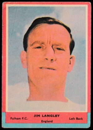 A&BC - 'Footballers (1964/65 - English Series 1) Card #12 - Jim Langley (Fulham)