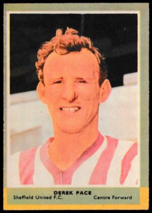 A&BC - 'Footballers (1964/65 - English Series 1) Card #17 - Derek Pace (Sheffield United)