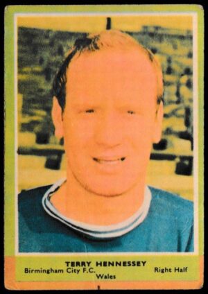 A&BC - 'Footballers (1964/65 - English Series 1) Card #28 - Terry Hennessey (Birmingham)