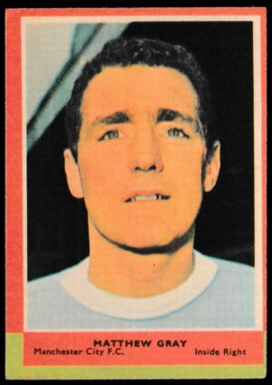 A&BC - 'Footballers (1964/65 - English Series 1) Card #41 - Matthew Gray (Manchester City)
