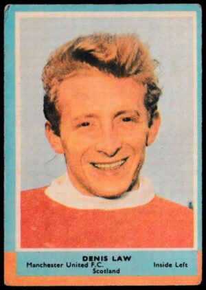 A&BC - 'Footballers (1964/65 - English Series 1) Card #42 - Denis Law (Manchester United)