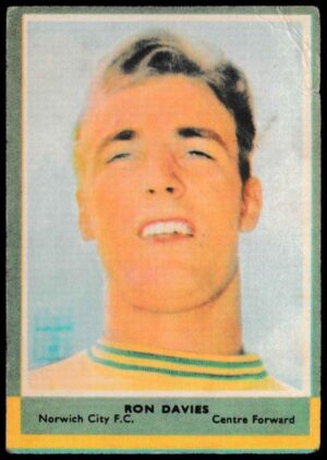 A&BC - 'Footballers (1964/65 - English Series 1) Card #46 - Ron Davies (Norwich City)