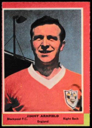 A&BC - 'Footballers (1964/65 - English Series 1) Card #5 - Jimmy Armfield (Blackpool)
