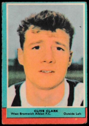 A&BC - 'Footballers (1964/65 - English Series 1) Card #54 - Clive Clark (West Brom)