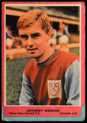 A&BC - 'Footballers (1964/65 - English Series 1) Card #55 - Johnny Sissons (West Ham Utd)