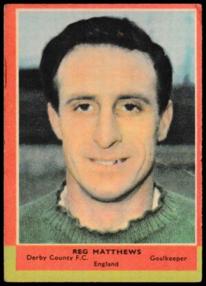 A&BC - 'Footballers (1964/65 - English Series 2) Card #80 - Reg Matthews (Derby County)