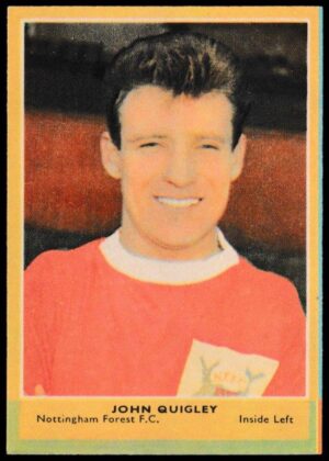 A&BC - 'Footballers (1964/65 - English Series 2) Card #84 - John Quigley (Notts Forest) A&BC - 'Footballers (1964/65 - English Series 2) Card #84 - John Quigley (Notts Forest)