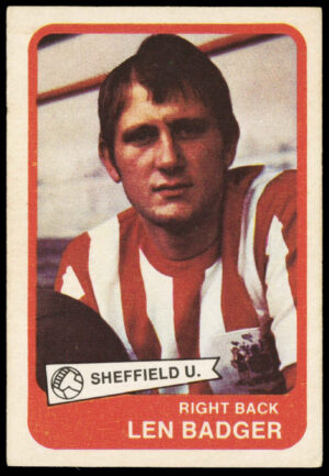 A&BC - 'Footballers 1968/69 S1' (1968) - Len Badger (Sheffield United)