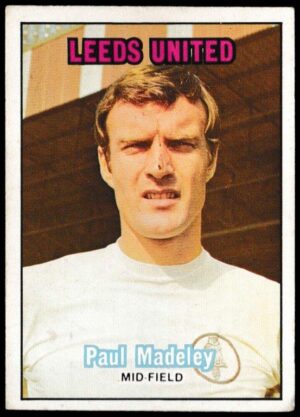 A&BC - 'Footballers (1970/71 - English Series 1)' - Card #10 - Paul Madeley (Leeds United)