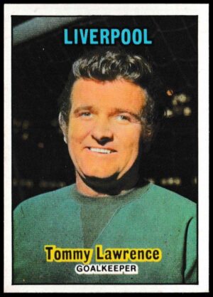 A&BC - 'Footballers (1970/71 - English Series 1)' - Card #11 - Tommy Lawrence (Liverpool)