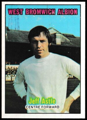A&BC - 'Footballers (1970/71 - English Series 1)' - Card #17 - Jeff Astle (West Brom) A&BC - 'Footballers (1970/71 - English Series 1)' - Card #17 - Jeff Astle (West Brom)