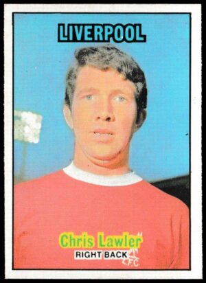 A&BC - 'Footballers (1970/71 - English Series 1)' - Card #25 - Chris Lawler (Liverpool)