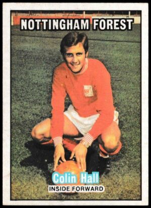 A&BC - 'Footballers (1970/71 - English Series 1)' - Card #27 - Colin Hall (Notts Forest) A&BC - 'Footballers (1970/71 - English Series 1)' - Card #27 - Colin Hall (Notts Forest)