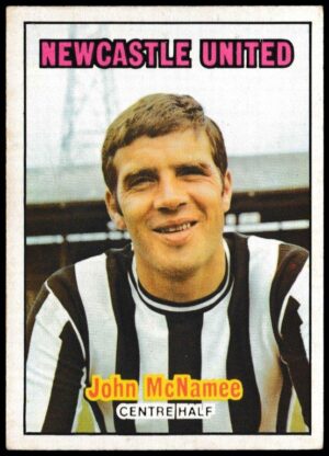 A&BC - 'Footballers (1970/71 - English Series 1)' - Card #34 - John McNamee (Newcastle Utd)