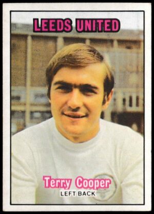 A&BC - 'Footballers (1970/71 - English Series 1)' - Card #38 - Terry Cooper (Leeds United)