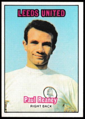 A&BC - 'Footballers (1970/71 - English Series 1)' - Card #46 - Paul Reaney (Leeds Utd)
