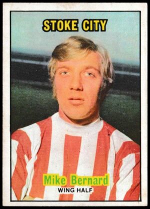 A&BC - 'Footballers (1970/71 - English Series 1)' - Card #51 - Mike Bernard (Stoke City)